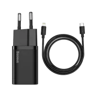 Chargeur Rapide Baseus USB-C 20W avec Câble Lightning Blanc - 3