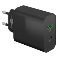 Chargeur Rapide Double USB-C PD/USB-A 45W Blanc - 2