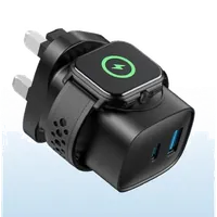 Chargeur Secteur Havit UC132 22W USB-C & USB-A avec Station de Charge Apple Watch - 3