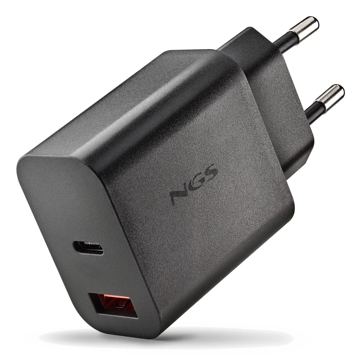 Chargeur Secteur NGS Era 30W USB-C & USB-A - Noir