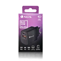 NGS BUD 33W Universel Noir Secteur Charge rapide Intérieure - 6