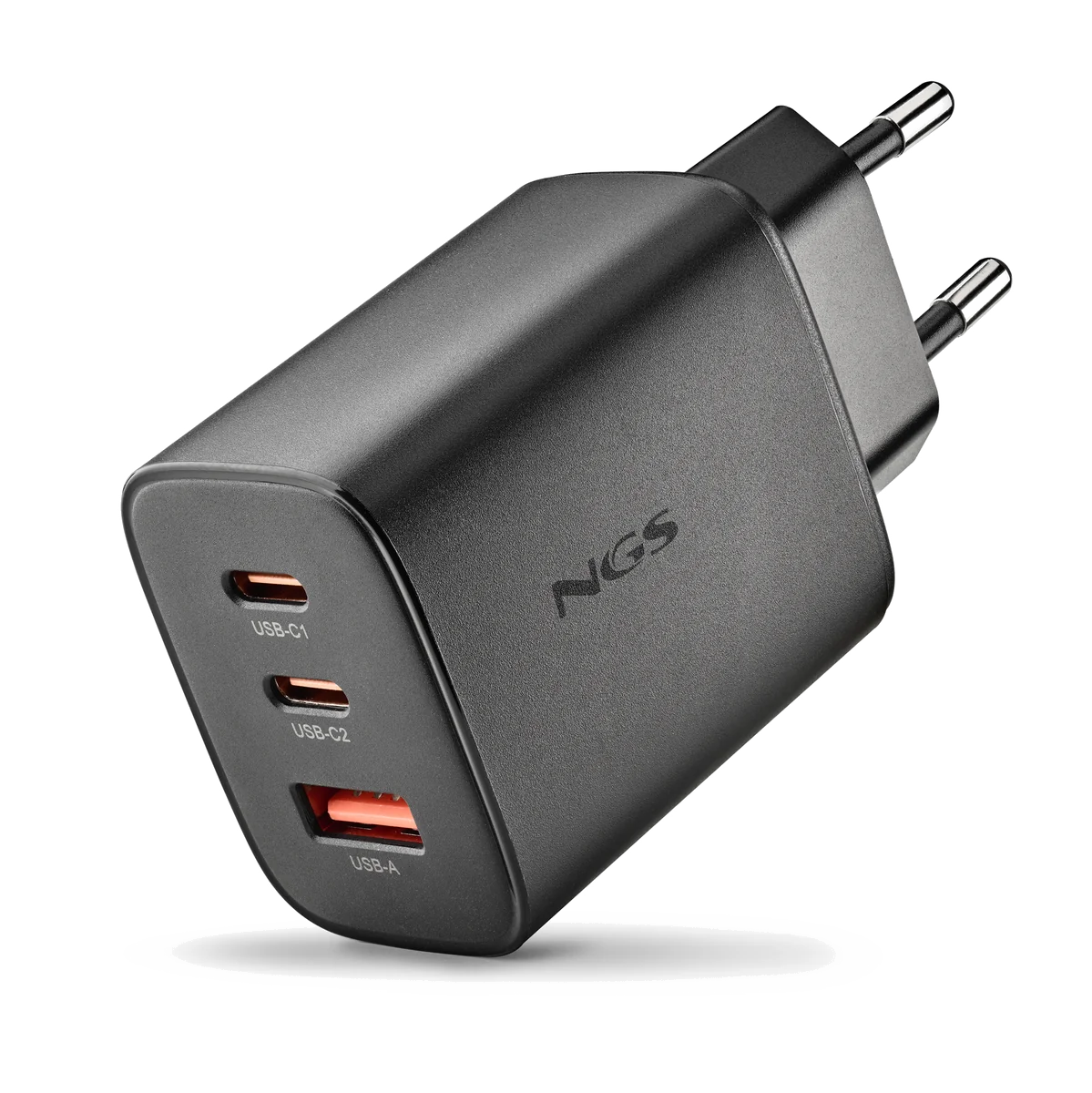 NGS ERA 65W BLACK Universel Noir Secteur Charge rapide Intérieure