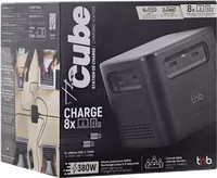 Station de Charge T'nB Cube 380W - 8 Ports USB-C & USB-A - Noir - 2