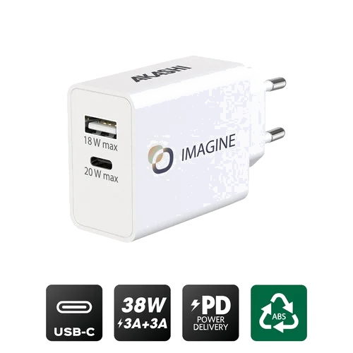 Chargeur Secteur USB Type-C 38W Power Delivery