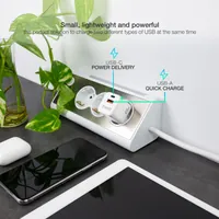 TooQ TQWC-QCPD20WT - Chargeur Secteur Rapide Universel Blanc - 4