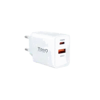 TooQ TQWC-2SC04WT - Chargeur Secteur Rapide Universel Blanc