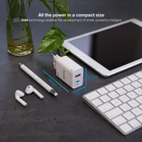 TooQ TQWC-GANQCPD45WT - Chargeur Secteur Universel Blanc Charge Rapide - 3