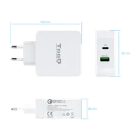TooQ TQWC-2SC03WT - Chargeur Secteur Universel Blanc Charge Rapide - 3