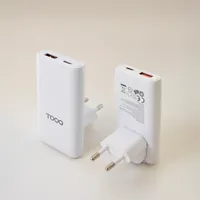 TooQ TQWC-GANSL65W1A1C chargeur d'appareils mobiles Universel Blanc Secteur Charge rapide Intérieure - 2