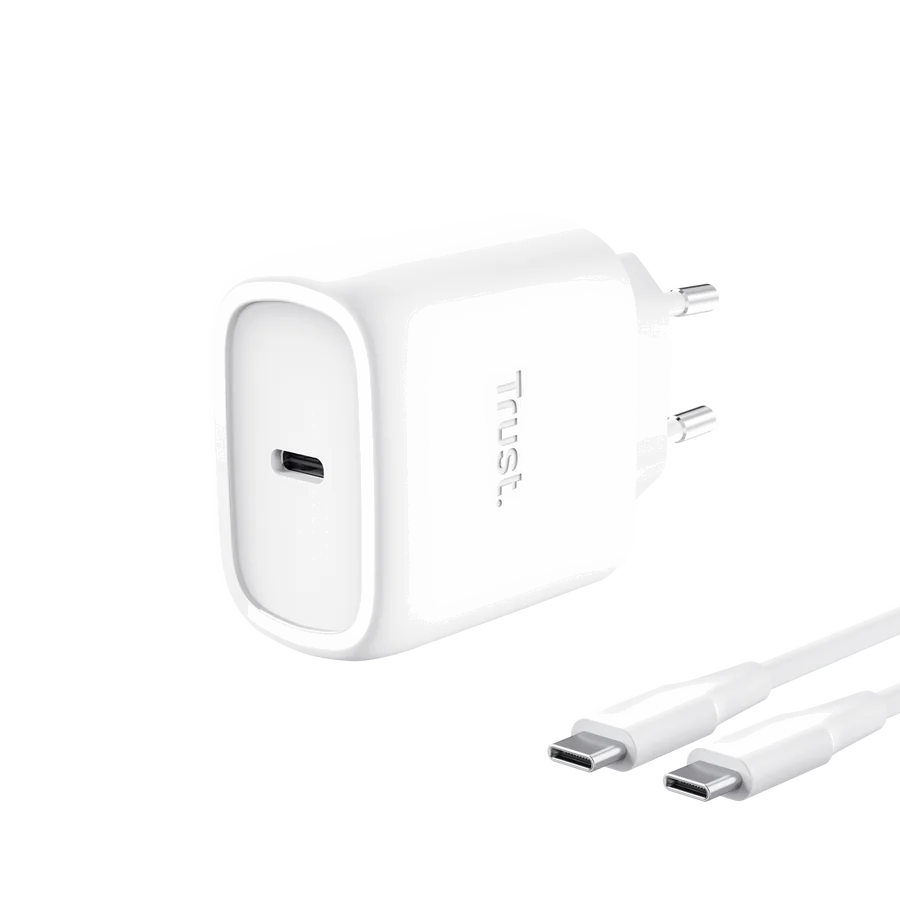 Trust Maxo 45W - Chargeur Secteur Universel Blanc Rapide