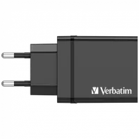 Verbatim Chargeur USB mural 4 ports 30 W - Noir - 6