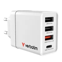Verbatim 49700 - Chargeur Secteur Universel Blanc Rapide - 4