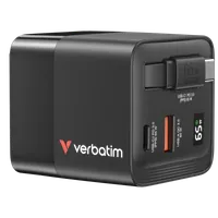 Verbatim Chargeur GaN 65W Universel Noir