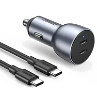 Chargeur Allume-Cigare ESSENTIELB 40W, 2 Ports USB-C, Noir - 2