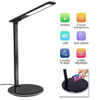 Lampe de Bureau LED avec Chargeur Sans Fil 10W Intégré