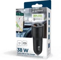 Chargeur Allume-Cigare Gembird 4 Ports USB 48W Noir - 3