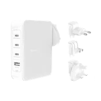 Chargeur Secteur Belkin BoostCharge Pro GaN 140W 4 Ports USB-C/USB-A Blanc