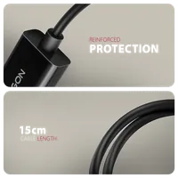 Axagon RVD-HI20N câble vidéo et adaptateur 0,15 m DisplayPort HDMI Noir - 3