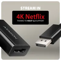 Axagon RVD-HI20N câble vidéo et adaptateur 0,15 m DisplayPort HDMI Noir - 5