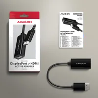 Axagon RVD-HI20N câble vidéo et adaptateur 0,15 m DisplayPort HDMI Noir - 6