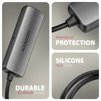 Axagon RVC-HI8KPD - Adaptateur USB-C vers HDMI 2.1 8K HDR10+ avec Power Delivery 100W - 4