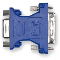 Adaptateur DVI-I Mâle vers VGA Femelle - D2 Diffusion Bleu - 1