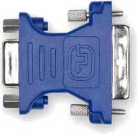 Adaptateur DVI-I Mâle vers VGA Femelle - D2 Diffusion Bleu - 2