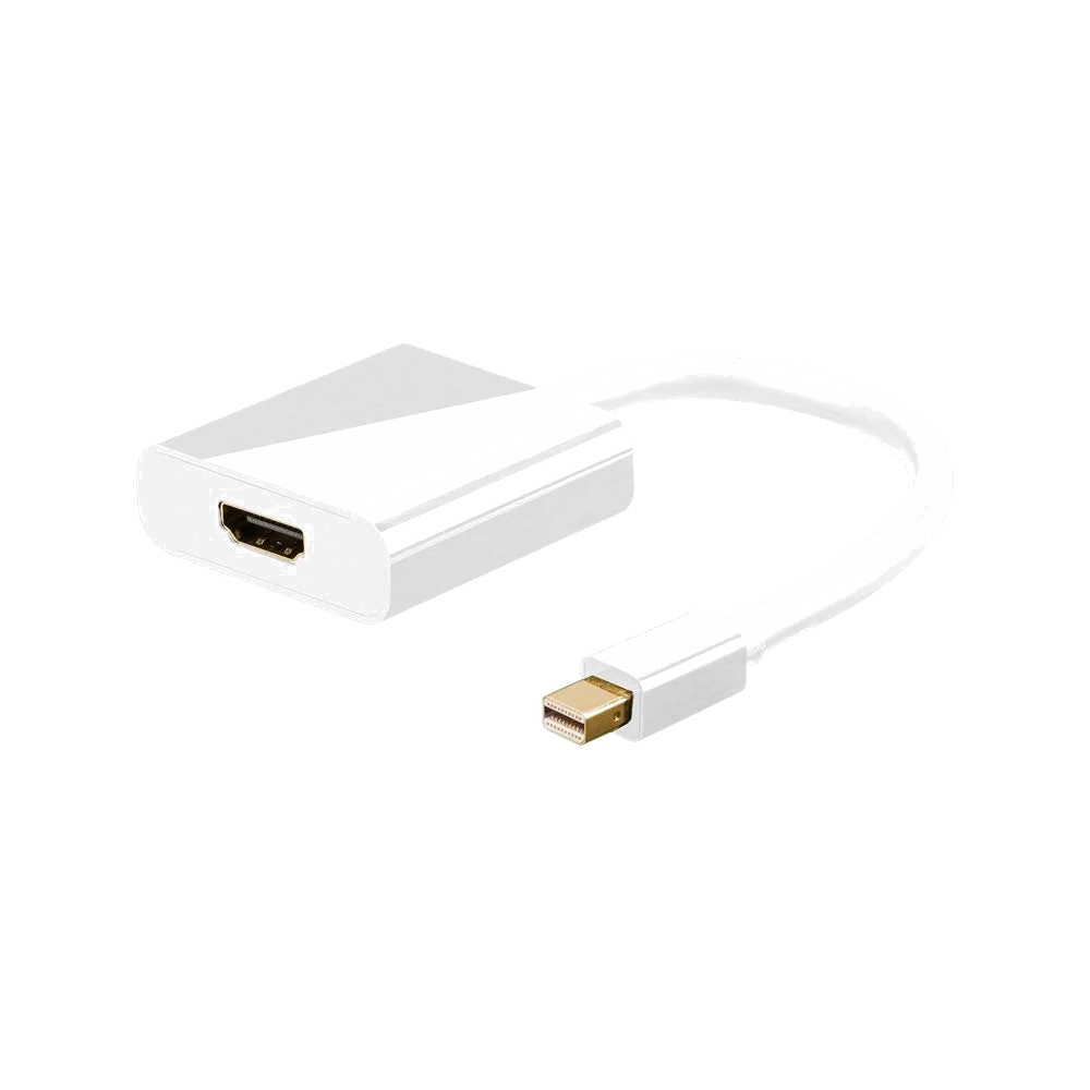 Adaptateur Goobay Mini DisplayPort vers HDMI - Blanc