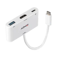 Lindy Convertisseur USB 3.2 Type C vers HDMI avec port USB Type A et Power Delivery - 1