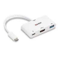 Lindy Convertisseur USB 3.2 Type C vers HDMI avec port USB Type A et Power Delivery - 3