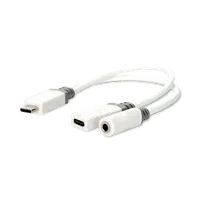 Adaptateur USB-C vers VGA 10cm Blanc - Nedis