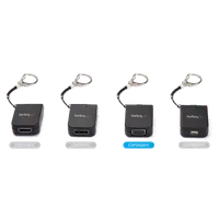 StarTech.com Adaptateur USB Type-C vers VGA - 1080p - Cable incorporé - 5