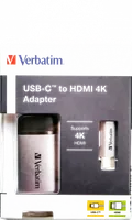 Verbatim 49143 - Adaptateur Vidéo USB-C vers HDMI 4K - 2