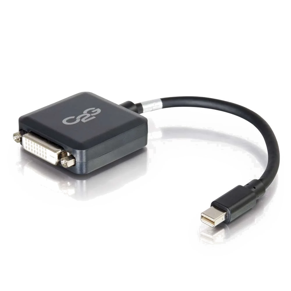 Adaptateur Mini DisplayPort Mâle vers DisplayPort Femelle 10cm Noir