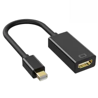 Adaptateur Mini DisplayPort Mâle vers DisplayPort Femelle 10cm Noir - 2