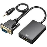 Adaptateur Vidéo & Audio Multi-Format Femelle VGA/YUV/RCA/Jack 3.5mm Blanc - 1