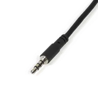 StarTech.com Adaptateur pour casque avec prises pour écouteur et microphone séparées - Mini-Jack 3,5mm 1x (M) 2x (F) - Noir - 3