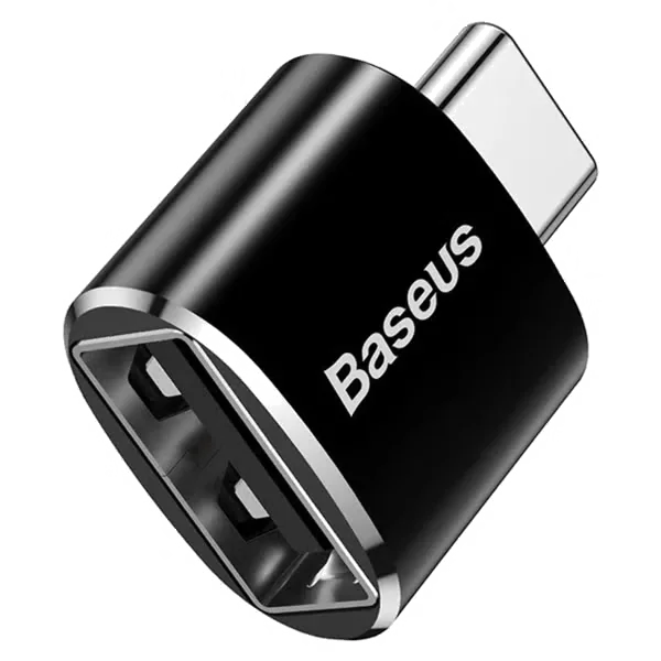 Adaptateur OTG USB-C vers Micro USB Baseus Noir - Connectivité Universelle