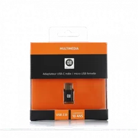 Adaptateur USB-C Mâle vers Micro USB Femelle - Noir - 2