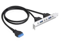 Rallonge Câble USB 3.0 Interne 19 broches - 45 cm - Noir - 3