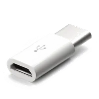 Adaptateur USB 3.0 Type-A Mâle vers USB Type-C Femelle - Blanc - 1
