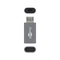 Adaptateur USB 3.0 Type-C OTG Goobay vers USB Type-A - Gris - 2