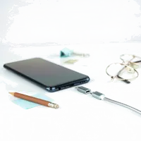 Nanocable 10.02.0011 - Adaptateur USB C Mâle vers Micro USB Femelle Gris - 3