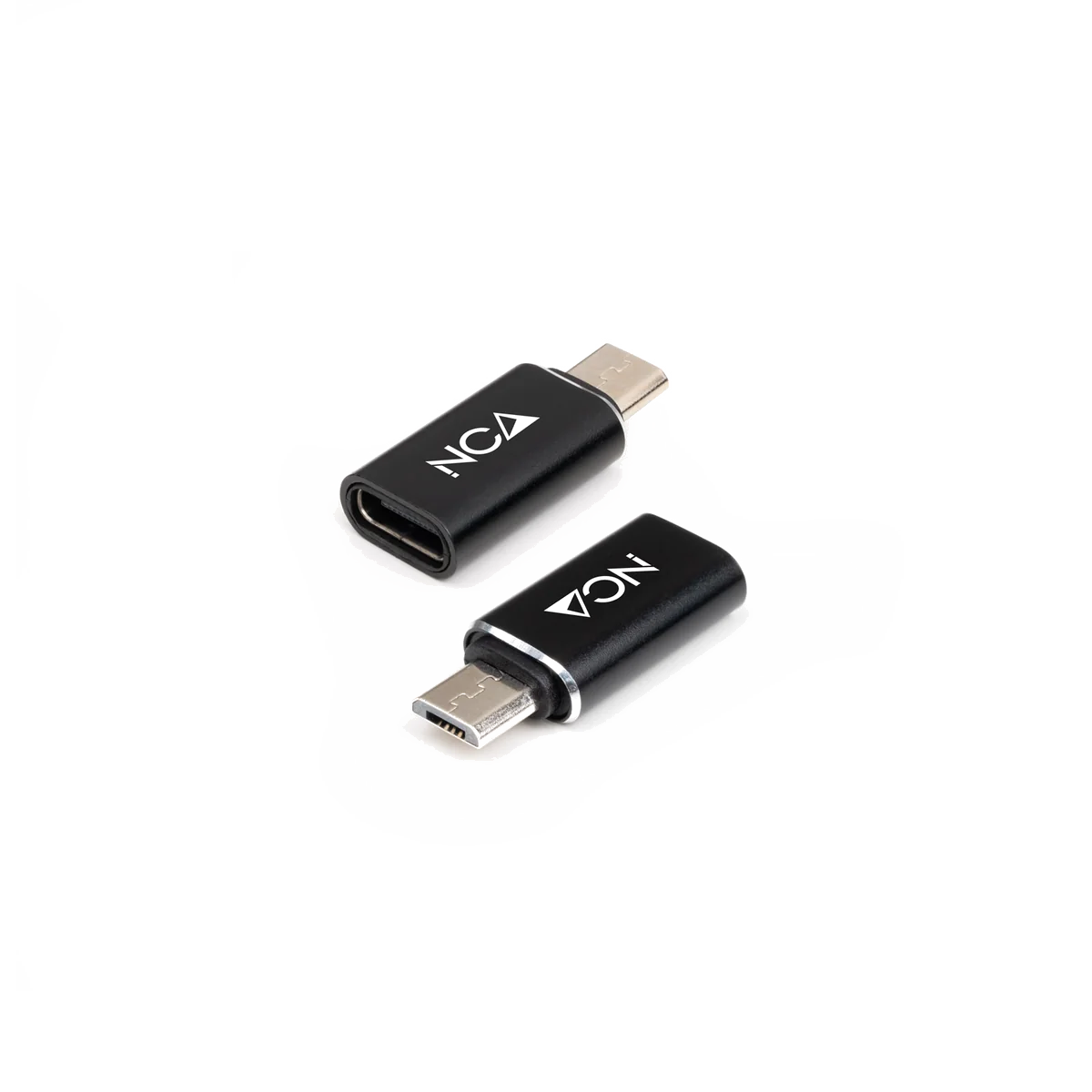 Nanocable 10.02.0014 - Adaptateur Micro USB vers USB-C Noir