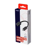 Trust 20967 - Câble USB C vers USB A 0,09 m Noir - 3