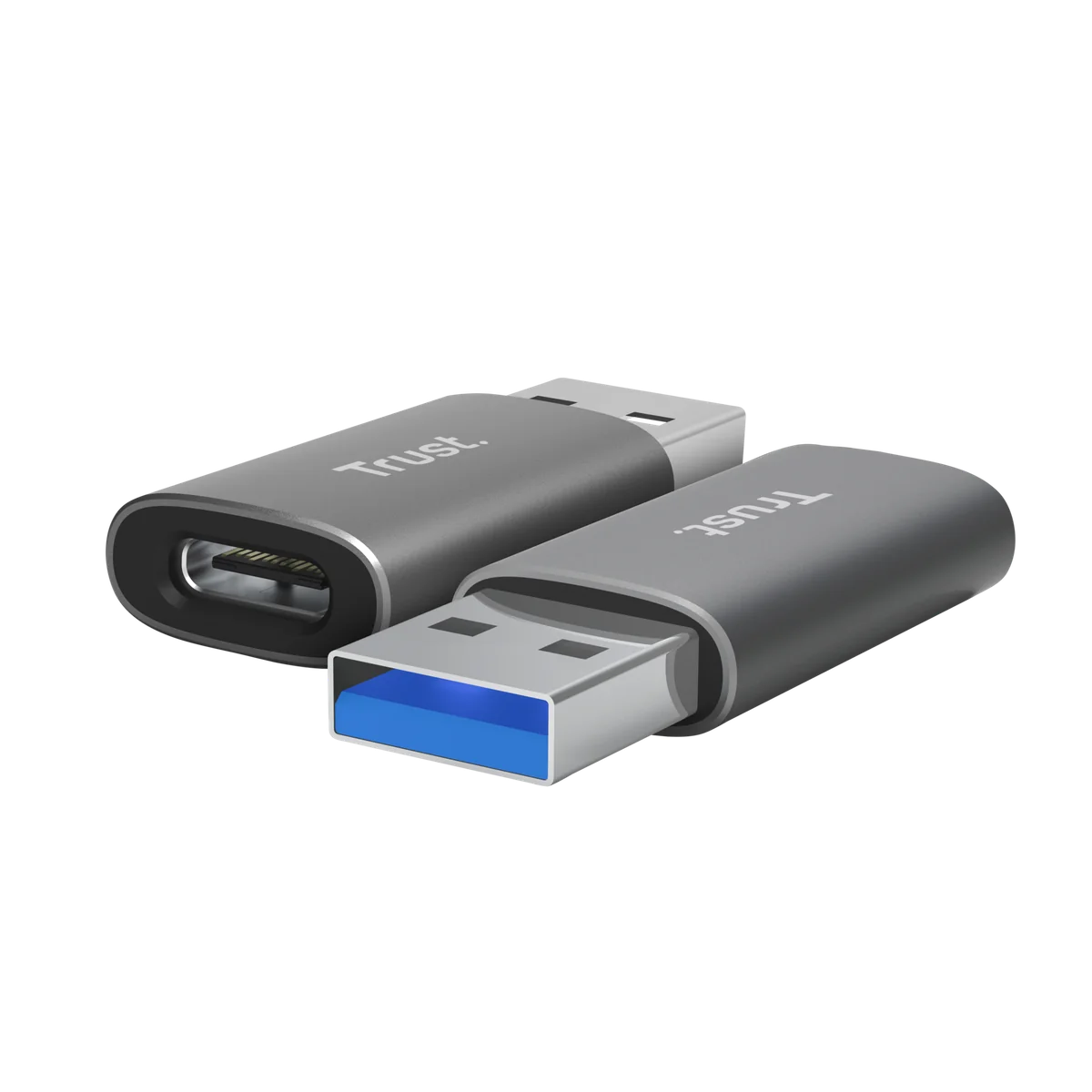 Trust Calyx - Adaptateur USB-A vers USB-C (Lot de 2)