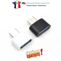 Adaptateur USB 2.0 Mâle USB-C vers USB Femelle - Noir - 2