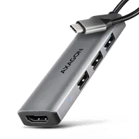 Axagon HMC-H3A station d'accueil Avec fil USB 3.2 Gen 1 (3.1 Gen 1) Type-C Argent - 1