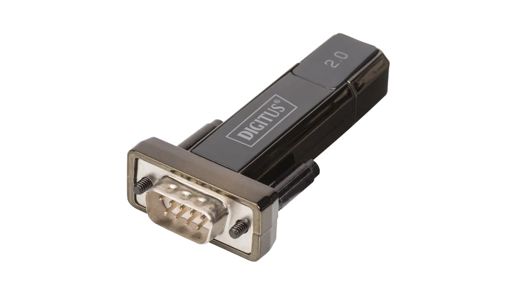 Adaptateur USB 2.0 vers Série RS232 DB9 Mâle avec Chipset FTDI - Digitus DA-70156