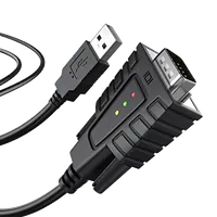 Adaptateur USB 2.0 vers Série RS232 DB9 Mâle avec Chipset FTDI - Digitus DA-70156 - 3